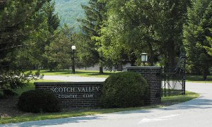 Scotch Valley Country Club entry gate